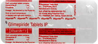Glypride 1 Tablet 10